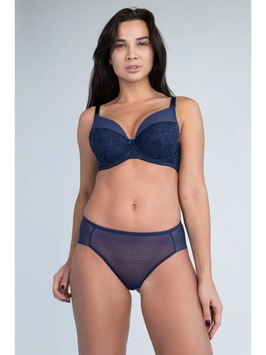 Calvin Klein Black Vixen Striped-Strap Lace Bra