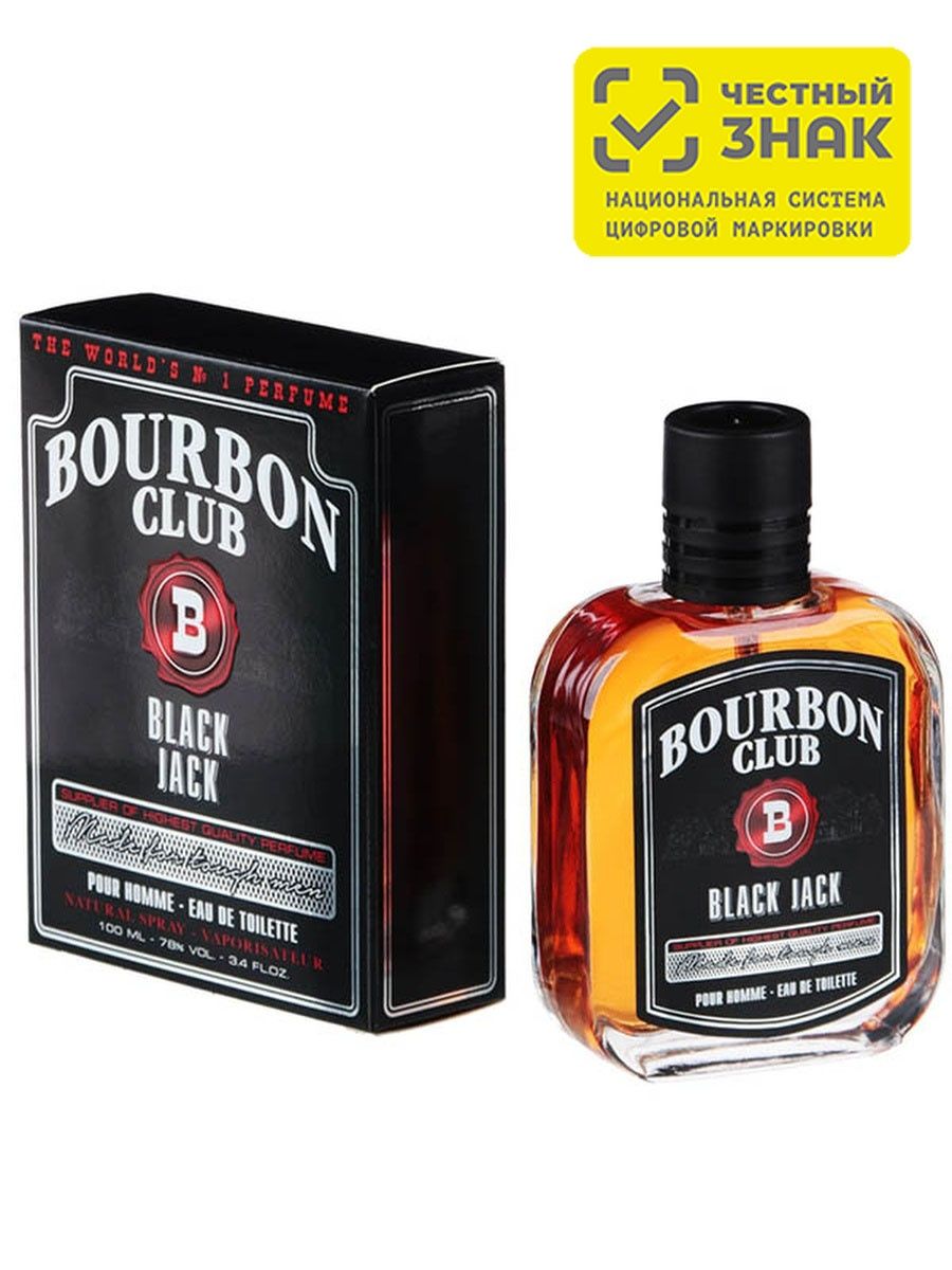 Bourbon Club Black Jack Туалетная вода 100мл Art Parfum 77496606 купить в  интернет-магазине Wildberries