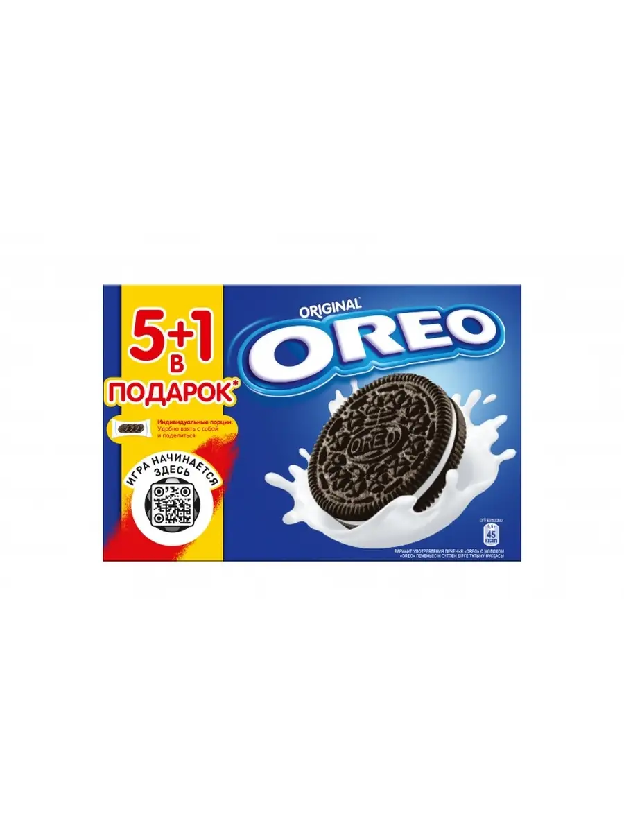 Печенье OREO с какао, ванильной начинкой, 228г oreo 77512100 купить за 565  ₽ в интернет-магазине Wildberries