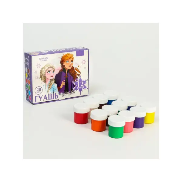 Краски для рисования Гуашь Холодное сердце