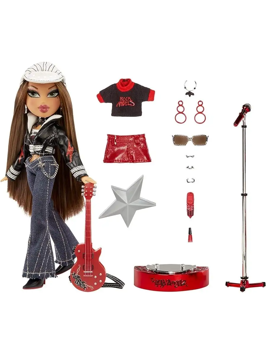 Bratz Rock Angelz 20 Yearz Yasmin Братц Рок Ангел Ясмин BRATZ 77760443  купить в интернет-магазине Wildberries