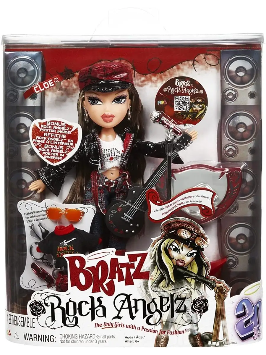 Bratz Rock Angelz 20 Yearz Cloe Братц Рок Ангел Хлоя 577782 BRATZ 77760448  купить в интернет-магазине Wildberries