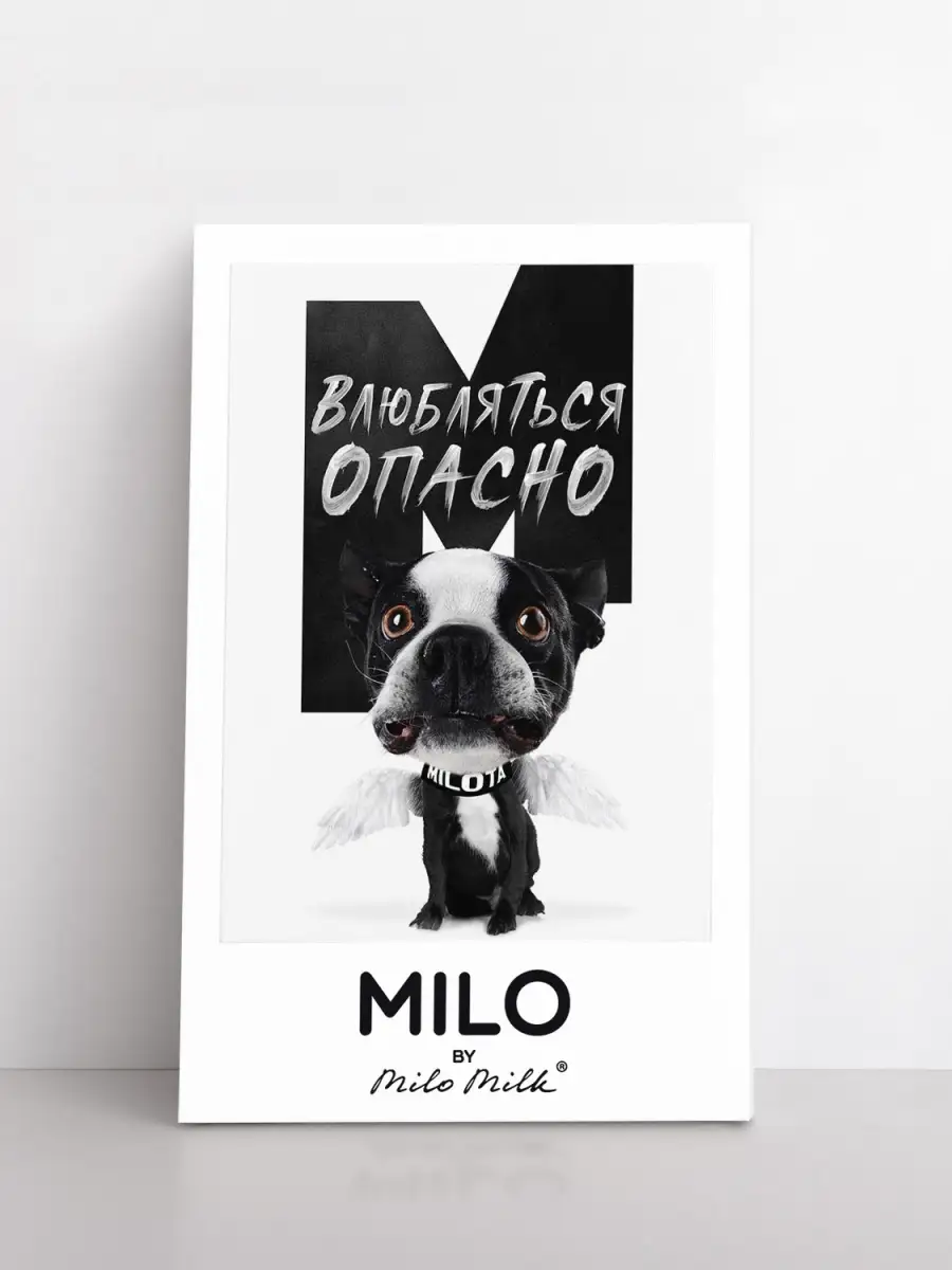 Сувенирный магнит MILOTA - Фр. бульдог Влюбляться опасно Milo Milk 77801682  купить за 372 ₽ в интернет-магазине Wildberries