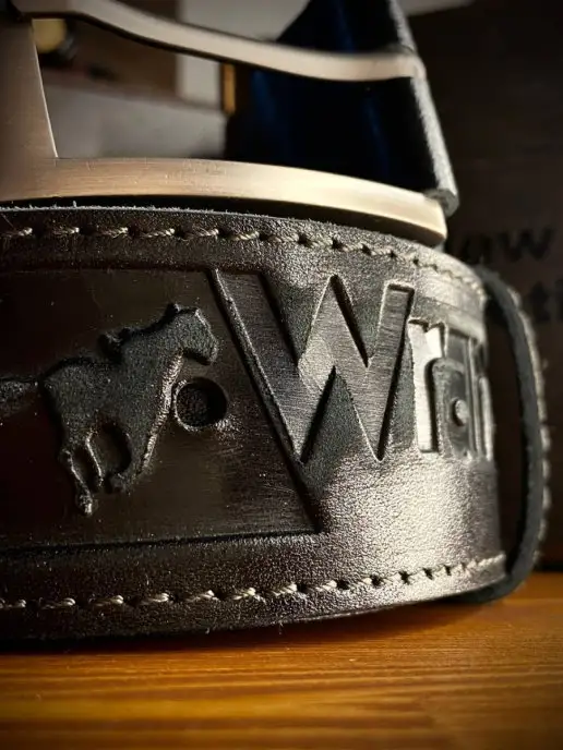 Wrangl(belt) Кожаный ремень, черный, фото 2