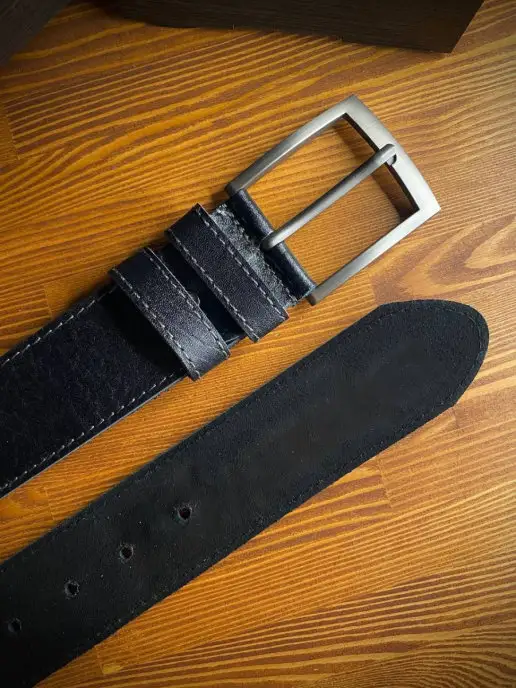 Wrangl(belt) Кожаный ремень, черный, фото 5