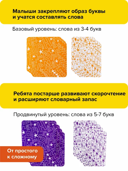 Банда Умников Настольная игра развивающая Словопотам Буквы и чтение 4+, зеленый, фото 5