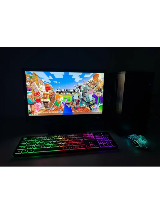 Компьютерс Компьютер с монитором 20" intel 4 ядра GT-610 4GB SSD-128G, 4 г, 128 г, фото 4