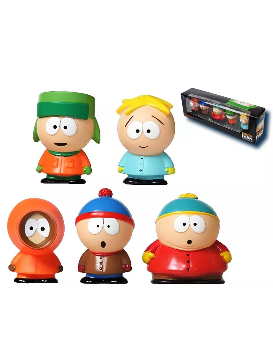 Набор фигурок Южный Парк / South Park 5шт (6см) бренда нет 78084736 купить  за 910 ₽ в интернет-магазине Wildberries