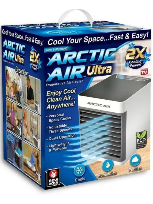Magazin Happy Портативный кондиционер Увлажнитель мини Охладитель воздуха, белый, фото 4