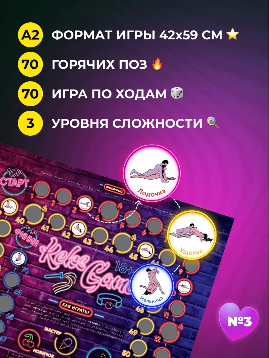 Секс игра 18+ для пар Keksgame - Кекс игра 78214565 купить за 563 ₽ в  интернет-магазине Wildberries