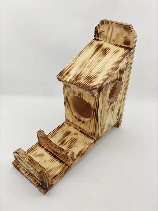 wood toy Кормушка для белок и грызунов деревянная, вариант, фото 2