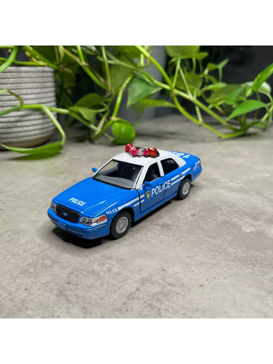 Машинка металлическая Ford Crown Victoria Police KINSMART 78250055 купить  за 415 ₽ в интернет-магазине Wildberries