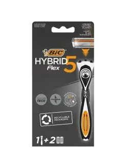 Бритва Flex 5 Hybrid 2шт BIC 78271502 купить за 741 ₽ в интернет-магазине Wildberries