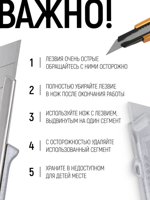 FIT FINCH INDUSTRIAL TOOLS FIT Лезвия сменные 18 мм для ножа выдвижного 10 шт, 10 шт, фото 5