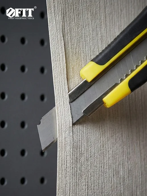 FIT FINCH INDUSTRIAL TOOLS FIT Лезвия сменные 18 мм для ножа выдвижного 10 шт, 10 шт, фото 8