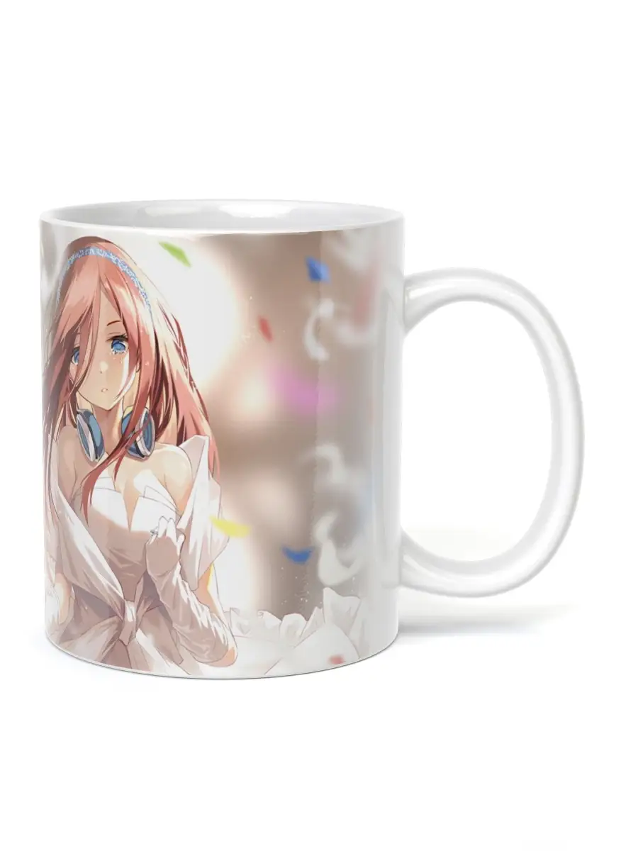 Кружка Пять невест Мику Накано перья манга аниме AnimeMerch 78314753 купить  за 414 ₽ в интернет-магазине Wildberries