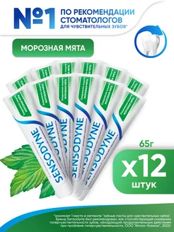 Зубная паста Ежедневная защита Морозная мята 65 г 12 шт Sensodyne 78326002 купить за 1 628 ₽ в интернет-магазине Wildberries