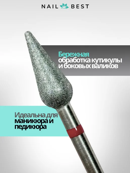 Система Фреза Капля красная 266.120.050 С в блистере 5 шт, 5 шт, фото 2