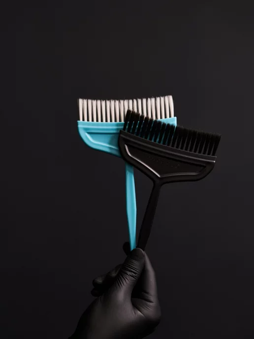 PROBLONDE Широкая кисть 11 см для окрашивания волос, голубой, фото 4