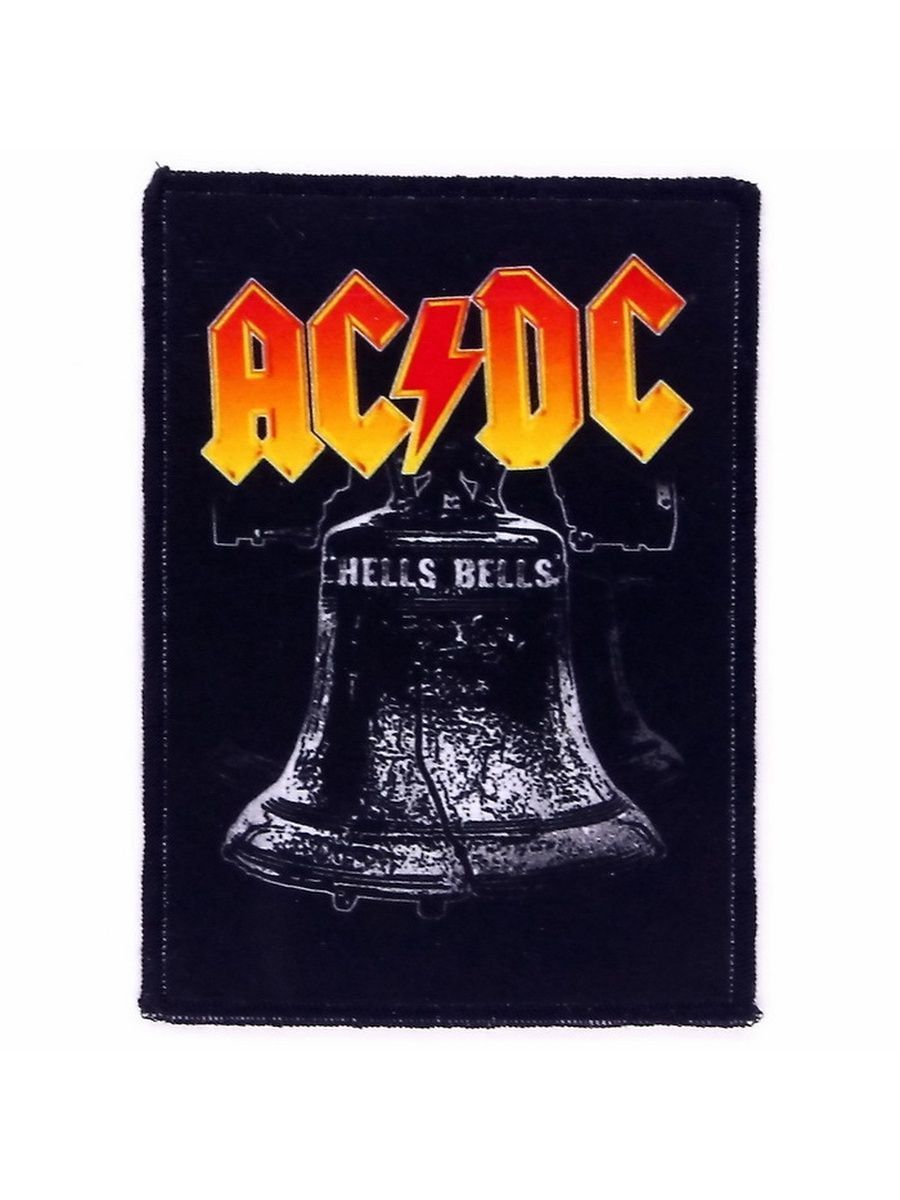 AC DC нашивка. AC DC Hells Bells обложка. Hells Bells AC/DC колокол. AC-DC - 1980 Hells Bells.