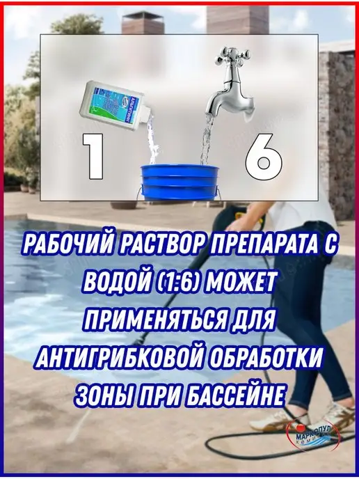 Маркопул Кемиклс Альгитинн средство для борьбы с водорослями (0,5л), 500 мл, фото 4