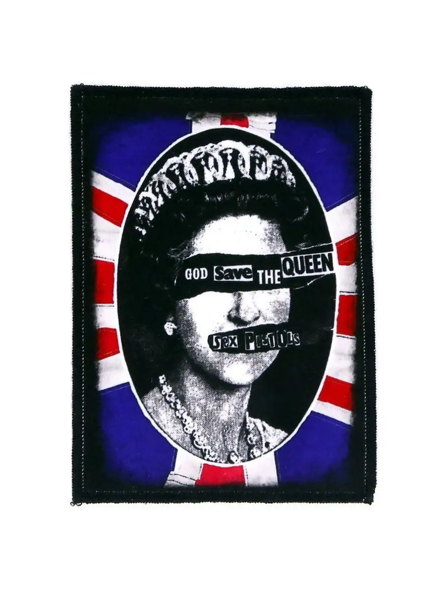 Нашивка Sex Pistols God Save The Queen (634) РОК-ПОЗИТИФ 78374777 купить за  263 ₽ в интернет-магазине Wildberries