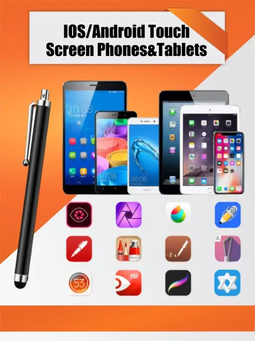 Mobicent Стилус для рисования, для телефона, планшета, черный, 5 шт, 5 шт, фото 5