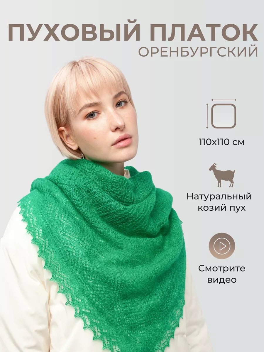 Вязание элементов оренбургских платков («Горошек») | Оренбургский пуховый платок | Блог о вязании
