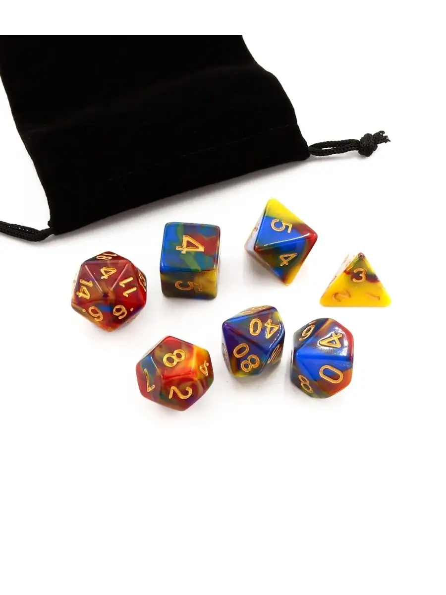 Набор игральных костей dice D&D MTG Stuff-pro 78461948 купить в  интернет-магазине Wildberries