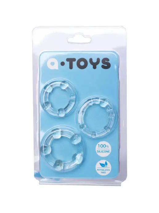 A-Toys by TOYFA Набор эрекционных колец, белый, фото 4