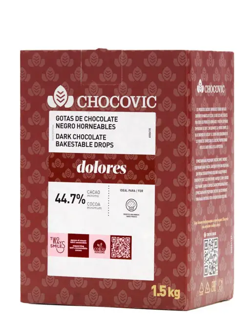Chocovic Шоколадные термостабильные капли Dolores 44,7% какао 1,5кг, 1,5 кг, фото 8