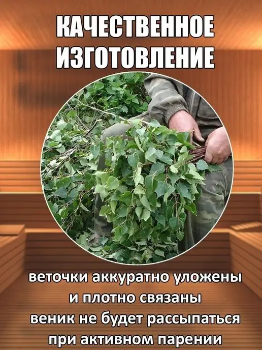 Дубовый Веник Веники для бани березовые банные 8 штук, вариант, фото 4