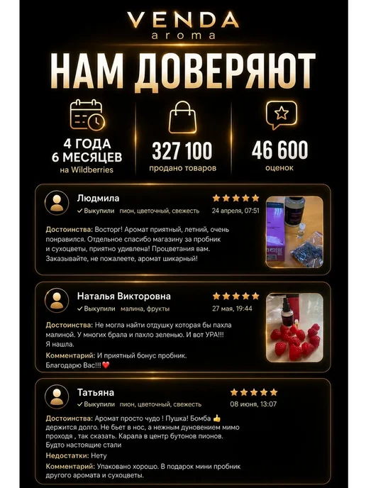 Venda Отдушка Кофе и сливки для свечей и мыла 33 мл, 33 мл, фото 8