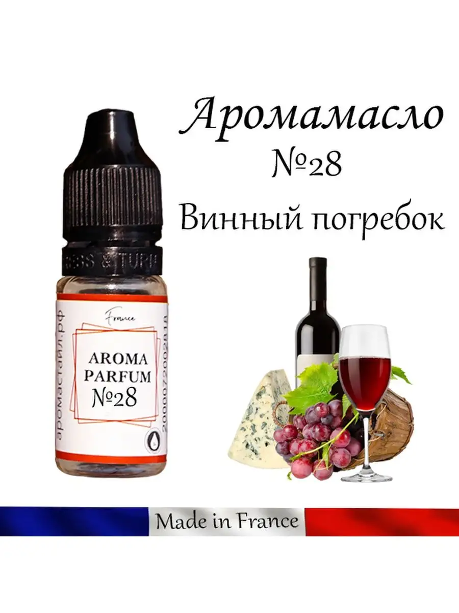 Ароматизатор в машину автопарфюм №28 Винный погребок AROMASTYLE аромамасло  78562427 купить за 371 ₽ в интернет-магазине Wildberries