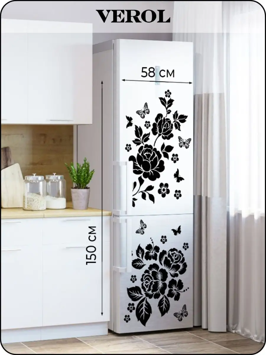 Как выбрать цвет холодильника для кухни и красиво его украсить?