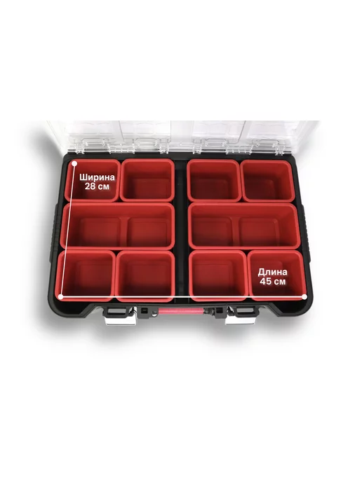 Keter Ящик для инструментов Pack N Stack's System organizer, черный, фото 4