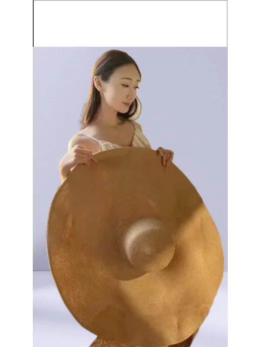 shopping with pleasure Шляпа пляжная широкими полями, бежевый, фото 6