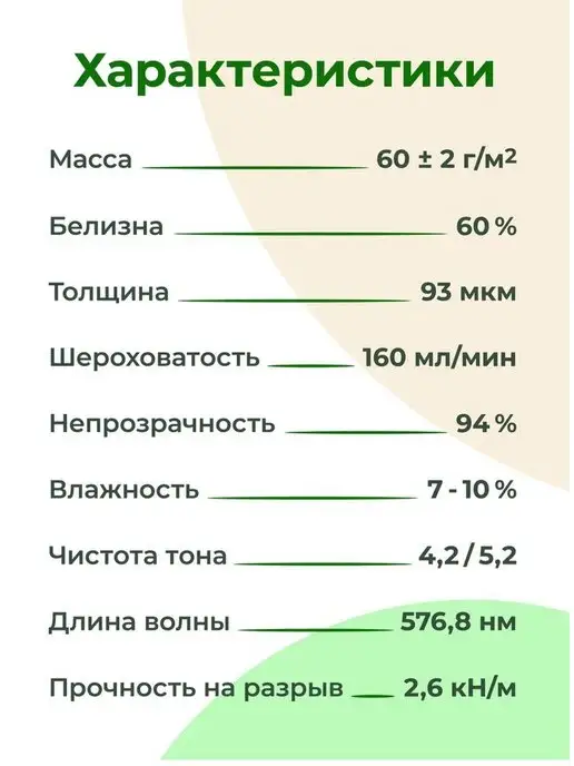 Бумага Кондопога A4, 60 г/м², 500 листов, фото 4