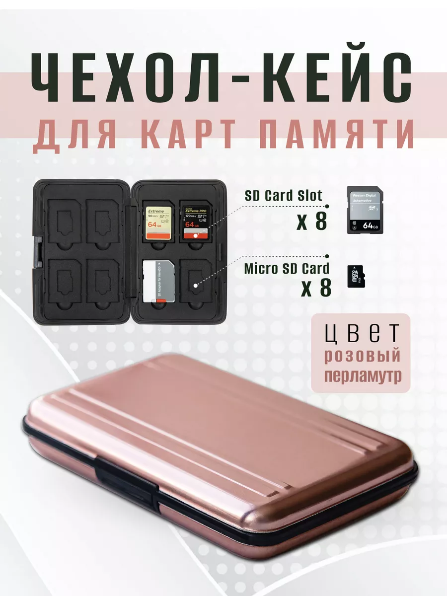 Защитный кейс, бокс, чехол для карт памятиSD, MicroSD DreamToLife 79087721  купить за 545 ₽ в интернет-магазине Wildberries