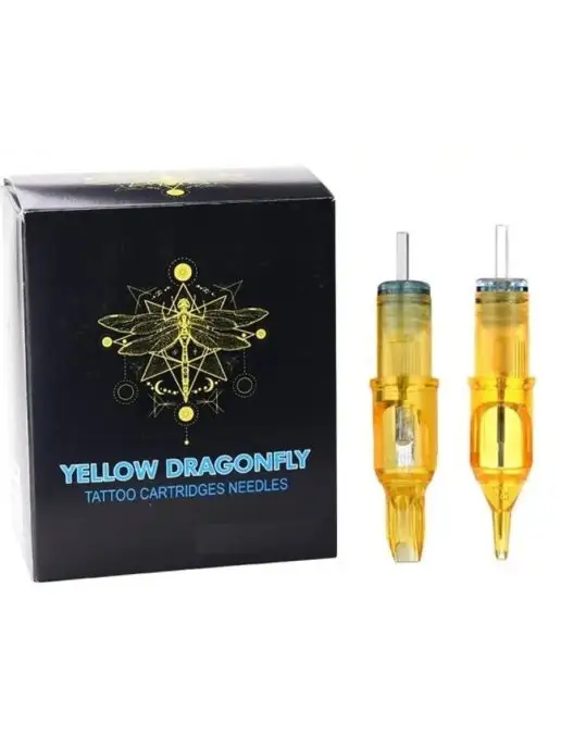 YELLOW DRAGONFLY Картриджи для тату и татуажа 11RS, 0.35 мм, 5 шт, 5 шт, фото 2