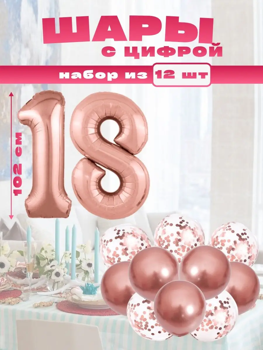 Sharmania Воздушные шары с цифрой 18