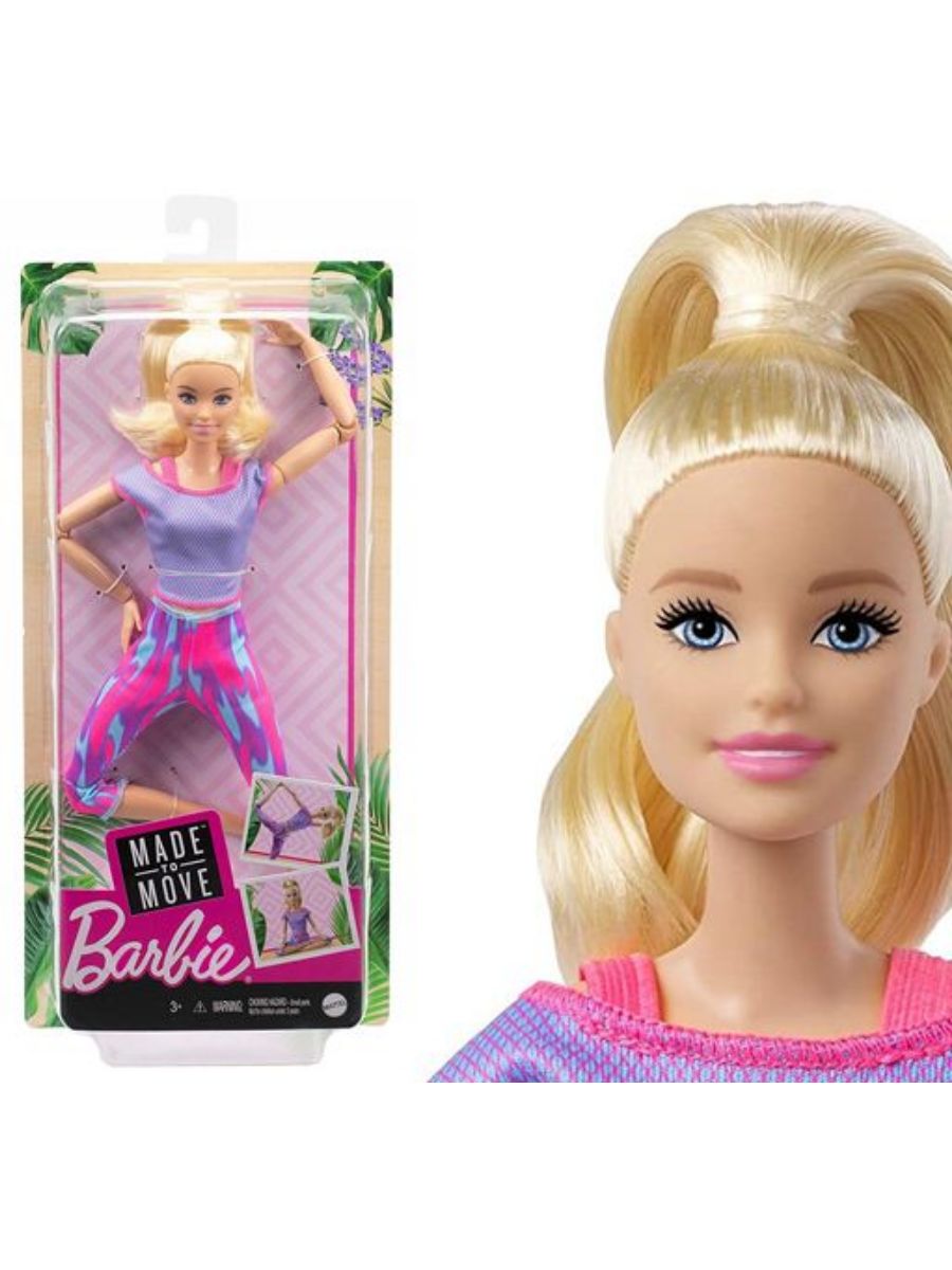 Кукла Барби шарнирная Made to Move Йога Barbie 79165227 купить в  интернет-магазине Wildberries