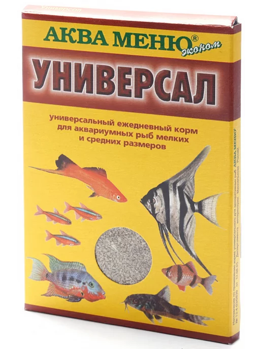 АКВА МЕНЮ Корм для рыб 30 г, 30 г