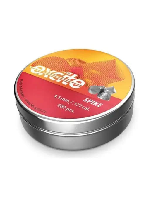 H&N Пули Excite Spike 4,5 мм, 0,56 г (400 штук), 0,56 г