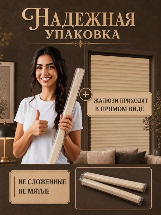 Vilakehome Жалюзи самоклеящиеся плиссе тканевые 90x180см, без сверления, 90x180 см, фото 2