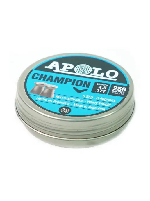 APOLO Пули Champion 4,5 мм, 0,55 г (250 штук), 0,55 г, фото 2