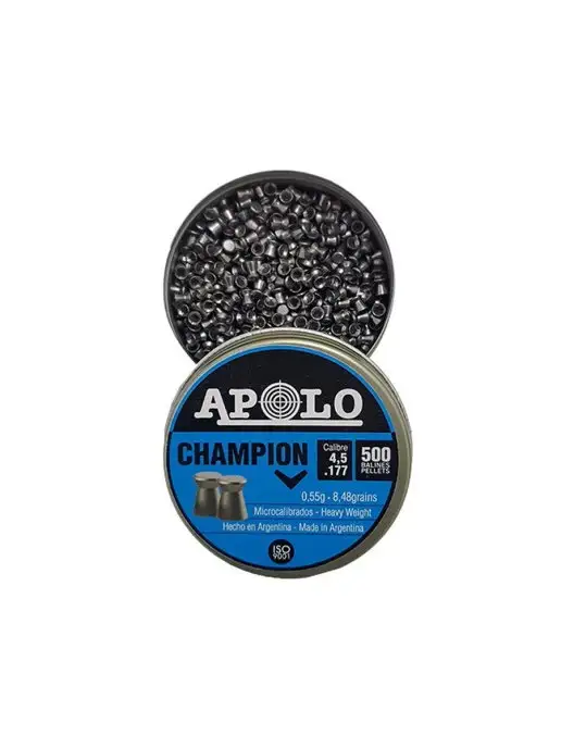APOLO Пули Champion 4,5 мм, 0,55 г (250 штук), 0,55 г, фото 4