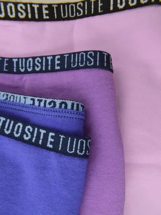 TUOSITE Трусы набор 5 шт слипы базовые однотонные, 5 шт, фото 2