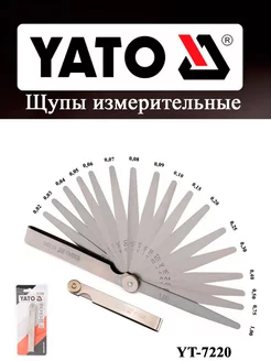 Щупы измерительные диапазон 0,02-1 YATO 79453694 купить за 295 ₽ в интернет-магазине Wildberries