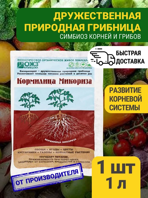 БашИнком Удобрение кормилица микориза для корней 1 л